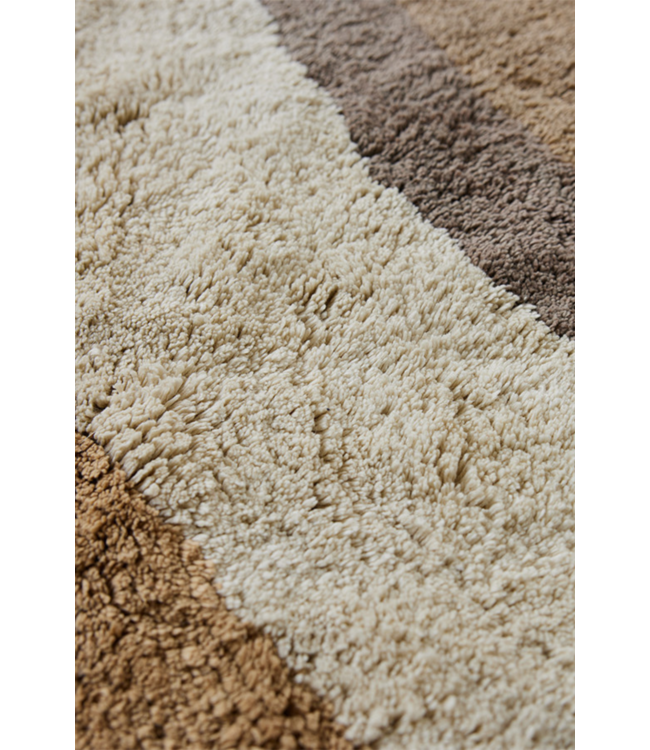 HKLIVING Badmat natural waves (Ø120)