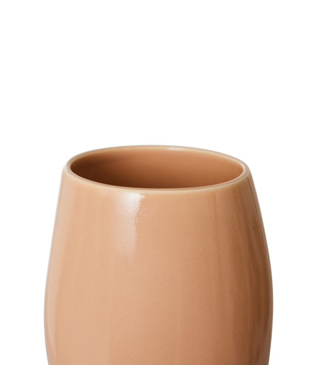 HKLIVING Vaas ceramic vase organic cream M