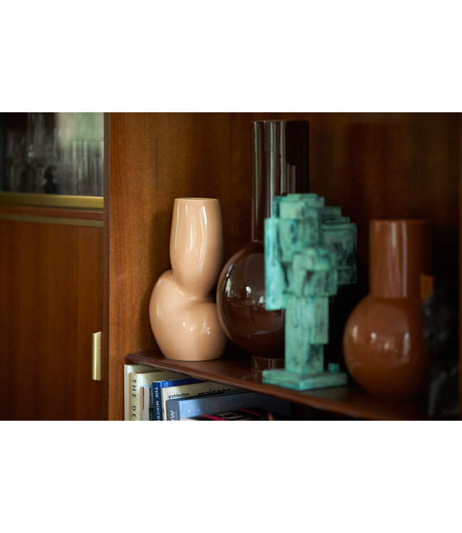 HKLIVING Vaas ceramic vase organic cream M