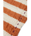 HKliving Servet cotton napkins striped tangerine (set of 2)