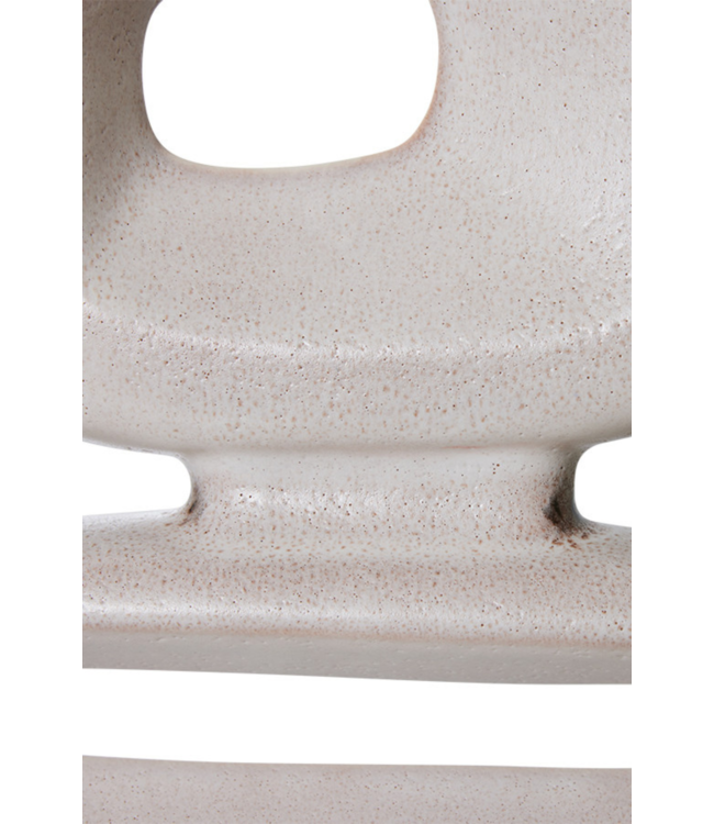 HKLIVING Object ceramic sculpture reactive brown