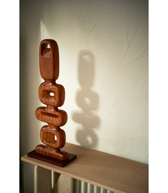 HKLIVING Object hand carved wooden sculpture