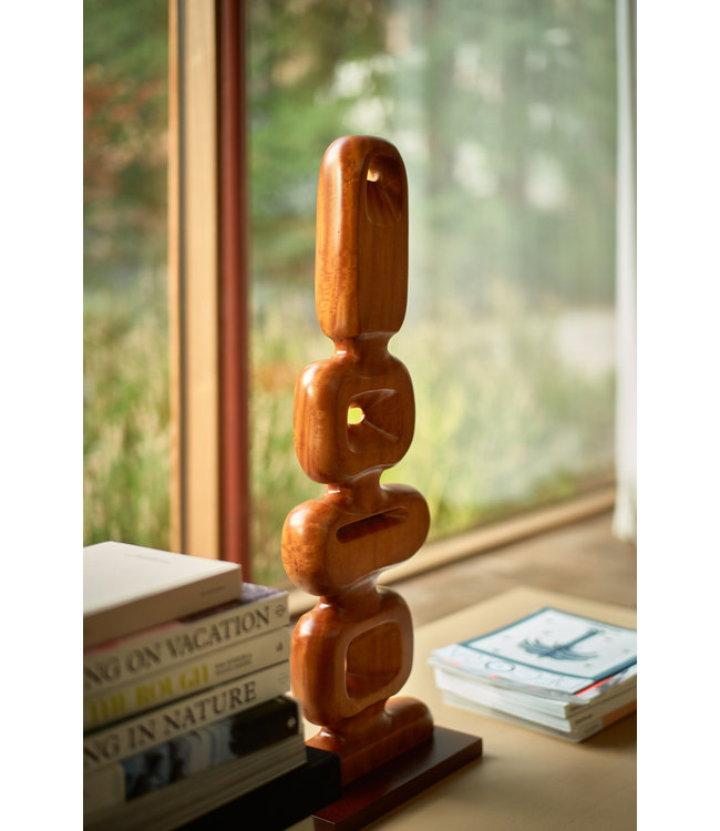 HKLIVING Object hand carved wooden sculpture