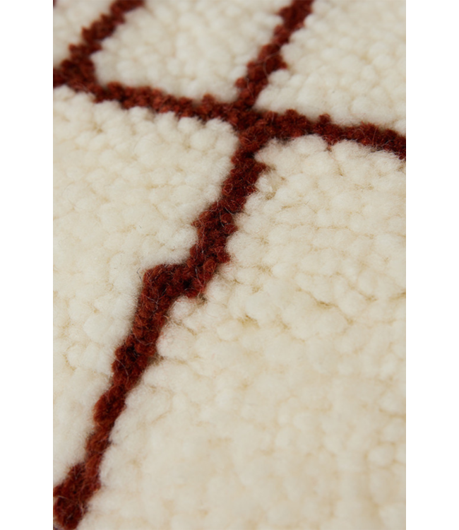 HKLIVING Kussen woolen cushion easy (60x40)