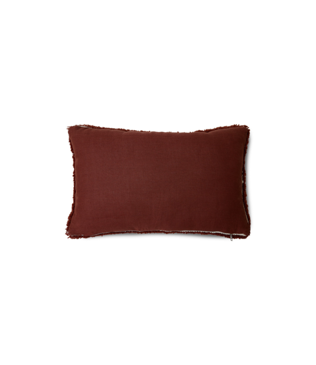 HKLIVING Kussen woolen cushion easy (60x40)