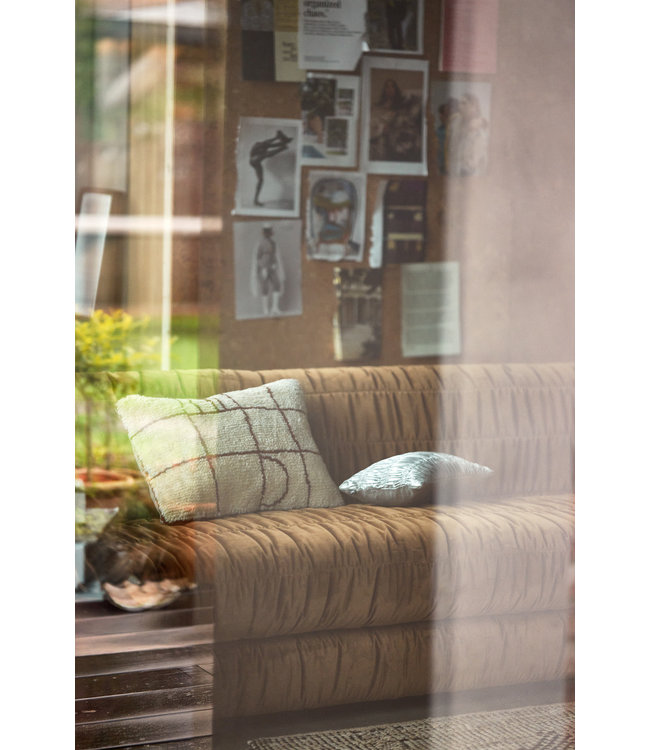 HKLIVING Kussen woolen cushion easy (60x40)