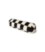 HKliving Kussen woolen bolster cushion black and white statement (Ø13x50)