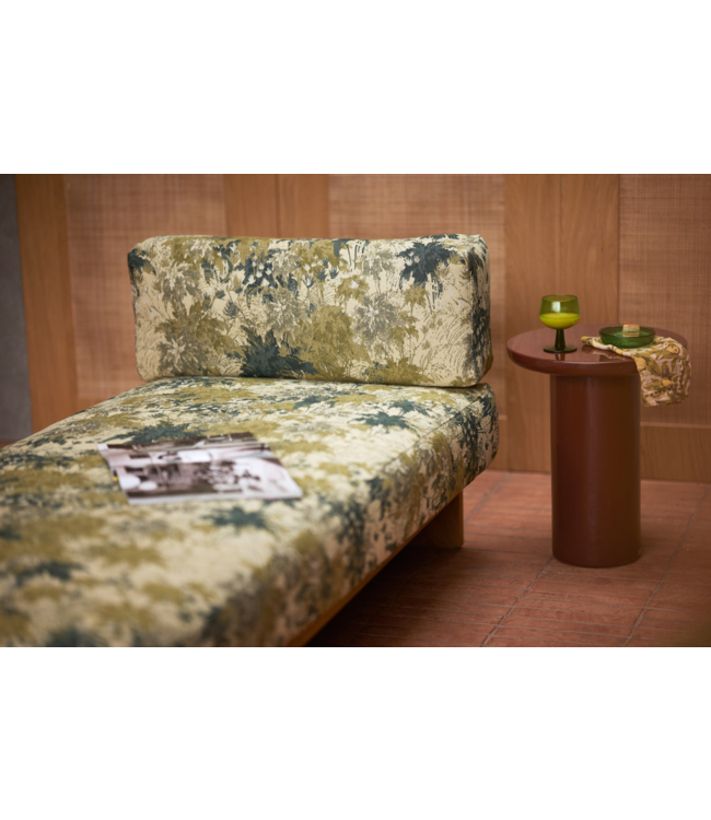 HKLIVING Bank outdoor daybed teak botanical