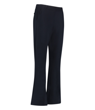 Studio Anneloes Broek Flair long bonded trousers dark blue ESSENTIALS