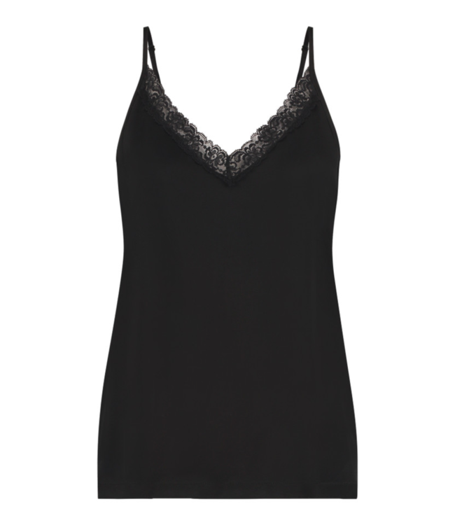 Studio Anneloes Top Vivie lace singlet black