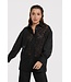 Alix The Label Blouse ladies knitted heavy lace blouse black