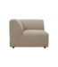 HKliving Bank jax couch: element left corner, wafer, cream