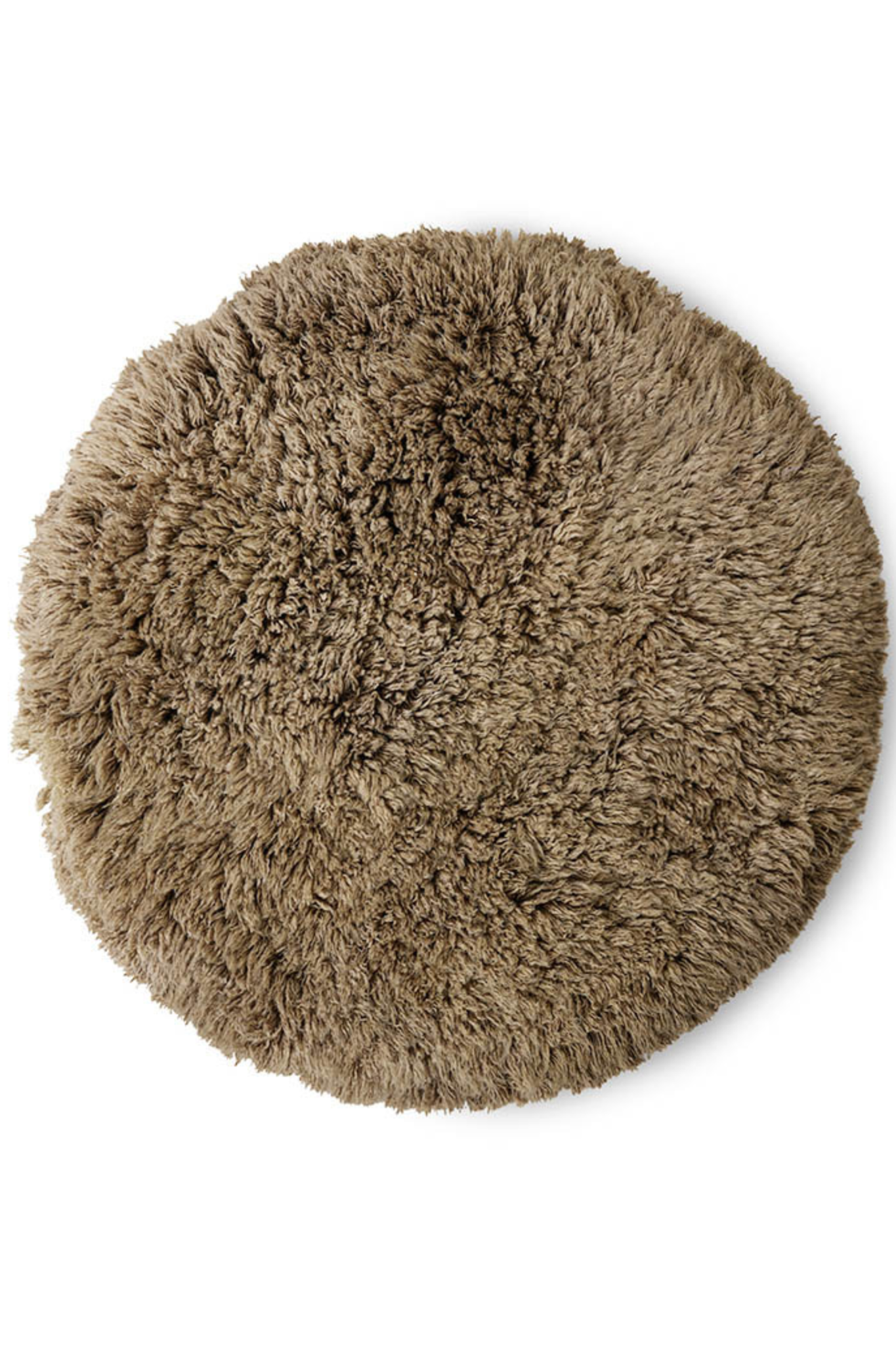 Round shaggy cheap rug