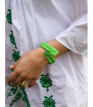 Slingher Haarclip Armband groen