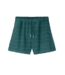 Alix The Label Broek ladies knitted A jacquard terry shorts petrol green