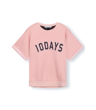 10DAYS Trui shortsleeve sweater dusty peach