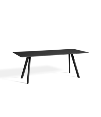 HAY Eettafel CPH 30 Black water-based lacquered solid oak frame (250x74x90cm)