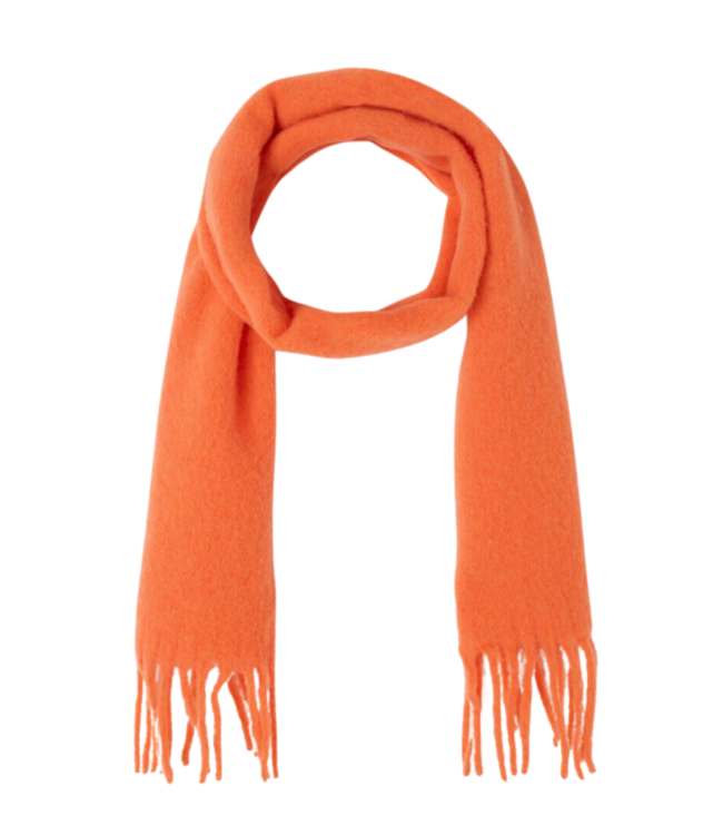 American Vintage Sjaal Hizlaw orange fluo