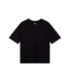 Alix The Label T-Shirt ladies knitted A T-shirt black