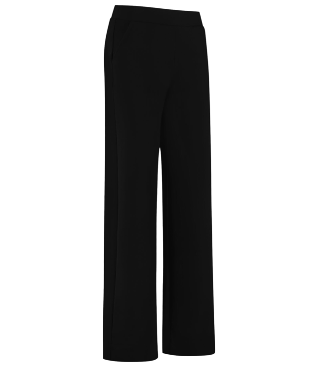 Studio Anneloes Broek Lexie bonded trousers black ESSENTIALS