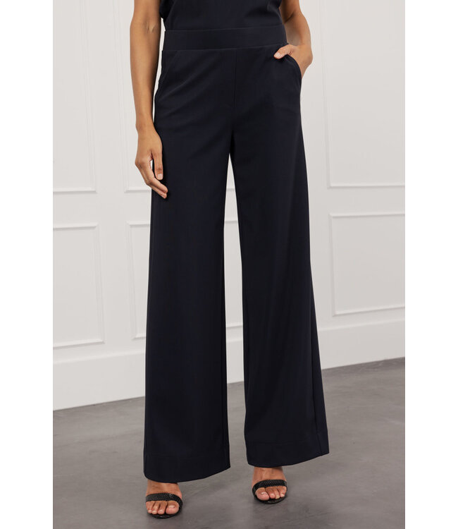 Studio Anneloes Broek Lexie bonded trousers dark blue ESSENTIALS