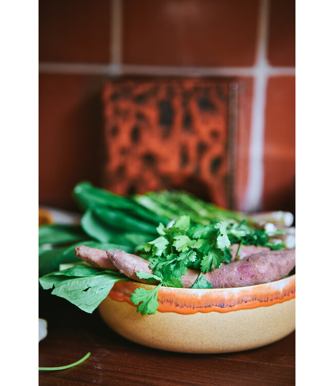 HKLIVING Kom 70s ceramics: salad bowl, shore