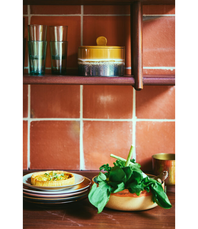 HKLIVING Kom 70s ceramics: salad bowl, shore