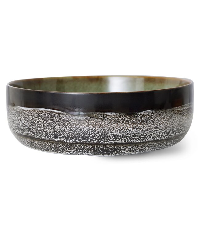 HKLIVING Kom 70s ceramics: salad bowl, rock on