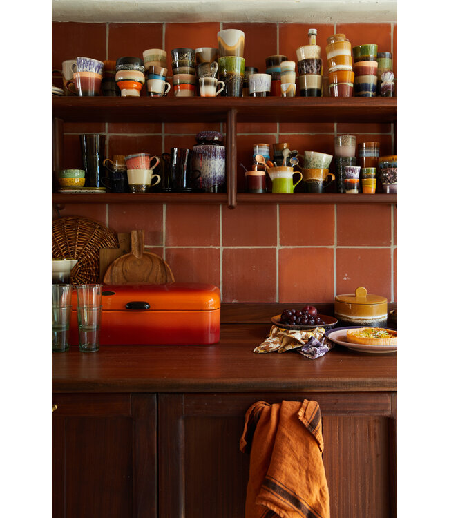 HKLIVING Suiker en melk 70s ceramics: milk jug & sugar pot, foreland