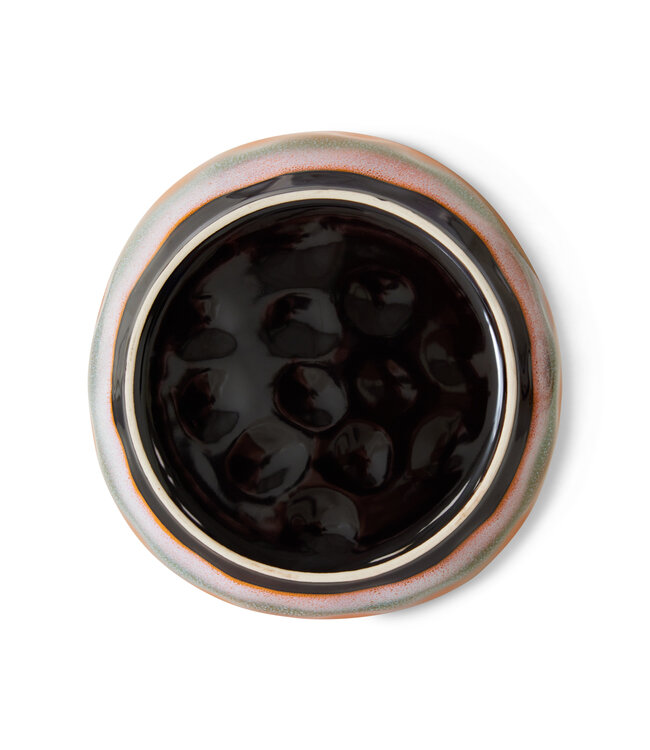 HKLIVING Kom 70s ceramics: pasta bowls, golden hour (set of 2)