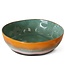 HKLIVING Kom 70s ceramics: pasta bowls, golden hour (set of 2)