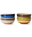 HKliving Kom 70s ceramics: XS bowls, sierra (set of 4)