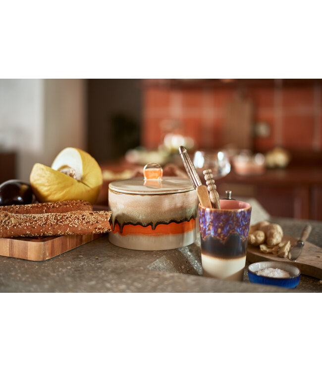 HKLIVING Koektrommel 70s ceramics: cookie jar, burst