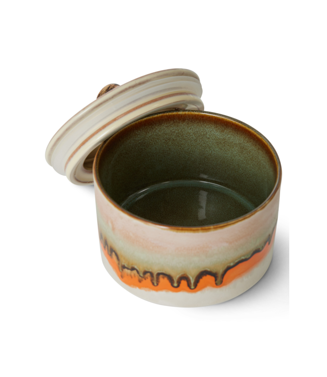 HKLIVING Koektrommel 70s ceramics: cookie jar, burst