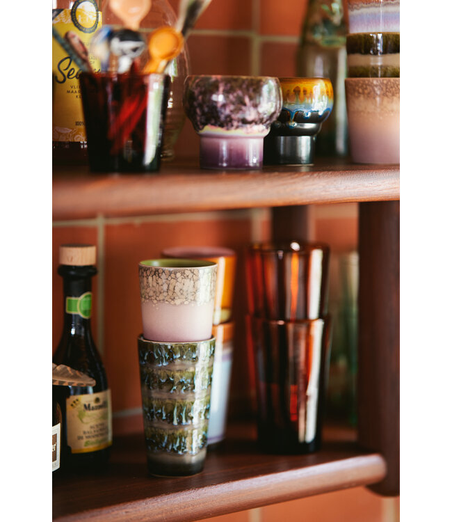 HKLIVING Mok 70s ceramics: latte mugs, haze