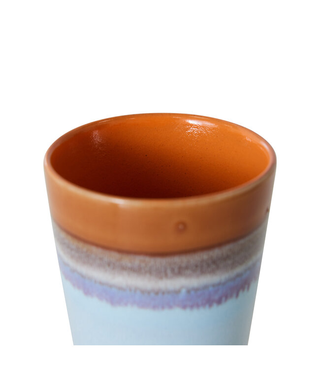 HKLIVING Mok 70s ceramics: latte mugs, ash