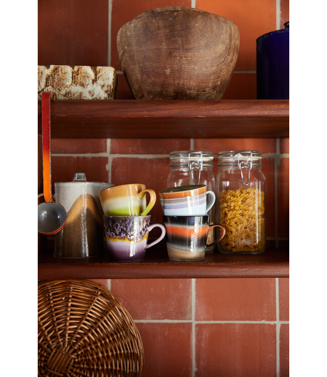 HKLIVING Mok 70s ceramics: cappuccino mugs, eclipse