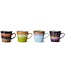 HKliving Mok 70s ceramics: cappuccino mugs, solid (set of 4)