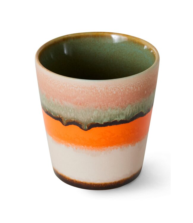 HKLIVING Mok 70s ceramics: coffee mug, burst