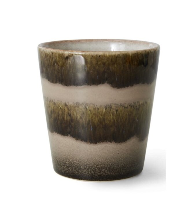 HKLIVING Mok 70s ceramics: coffee mugs, fern