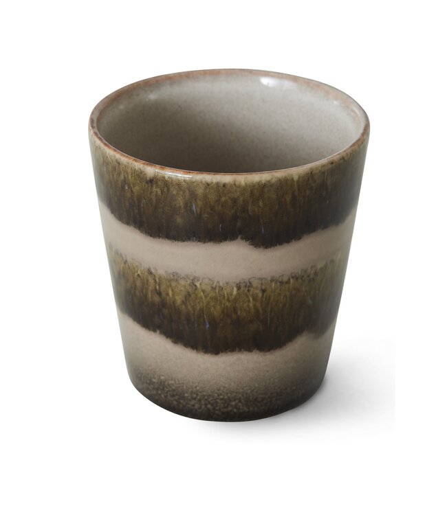 HKLIVING Mok 70s ceramics: coffee mugs, fern