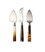 HKliving Bestek cheese knives havana (set of 3)