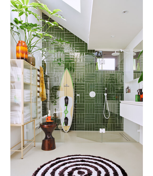 HKLIVING Badmat Round bath mat monochrome (ø120cm)