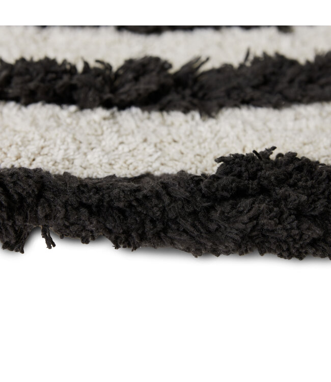 HKLIVING Badmat Round bath mat monochrome (ø120cm)