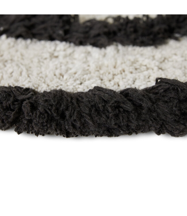 HKLIVING Badmat Round bath mat monochrome (ø80cm)