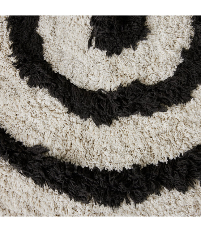 HKLIVING Badmat Round bath mat monochrome (ø80cm)