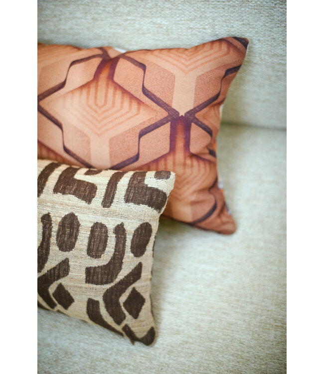 HKLIVING Kussen Silk cushion Rustic (40x25cm)