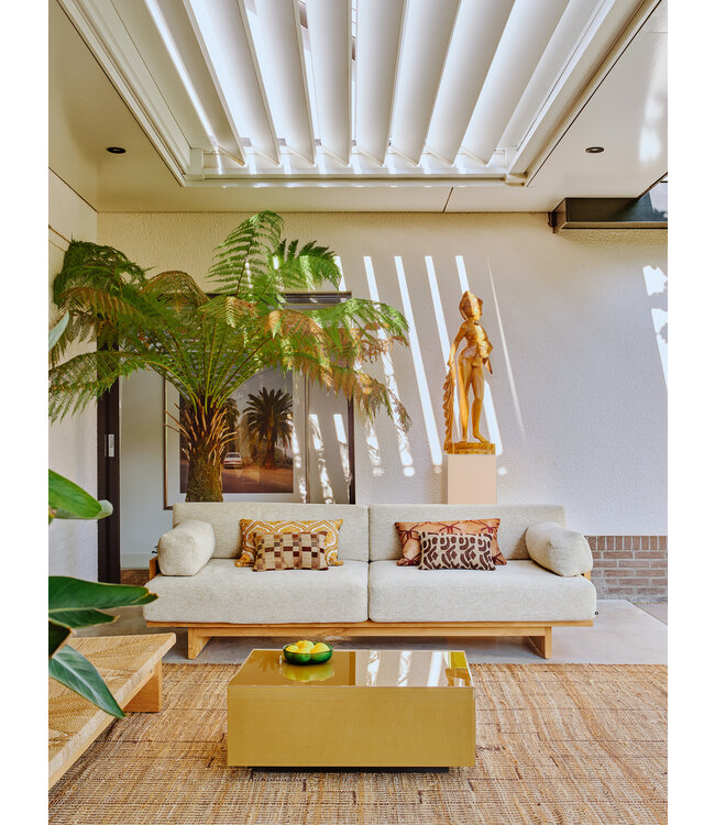 HKLIVING Kussen Silk cushion Rustic (40x25cm)