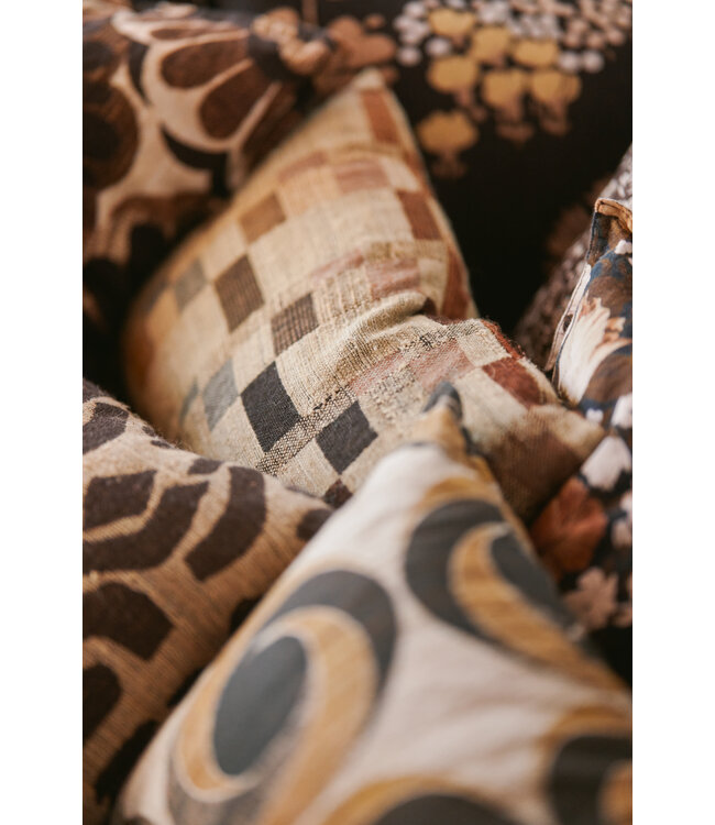 HKLIVING Kussen Silk cushion Rural (40x25cm)