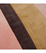 HKliving Kussen Striped velvet cushion Sunkissed (50x30cm)